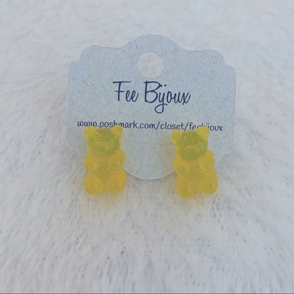Gummy Bear Earrings 🧸💛